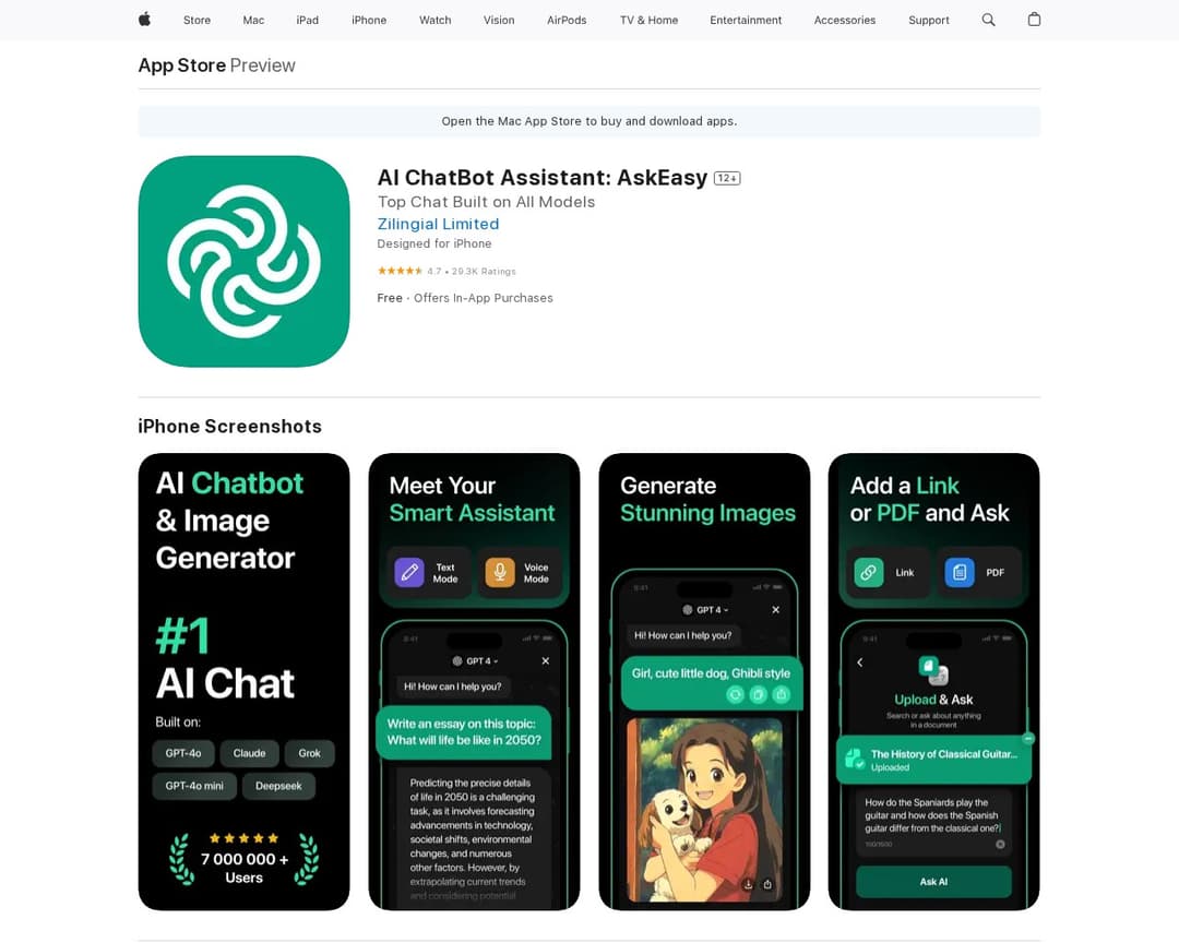 AI ChatBot Assistant: AskEasy