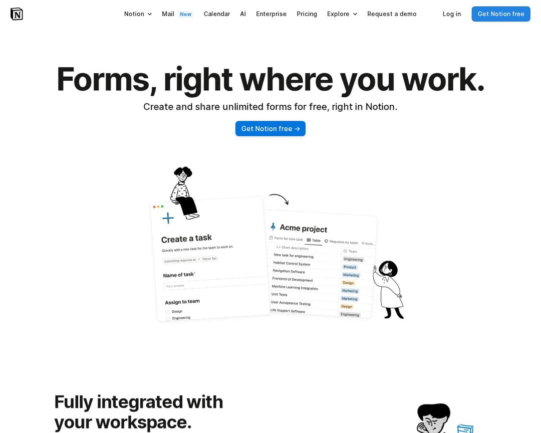 Notion Forms