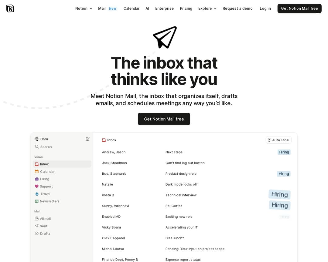 Notion Mail