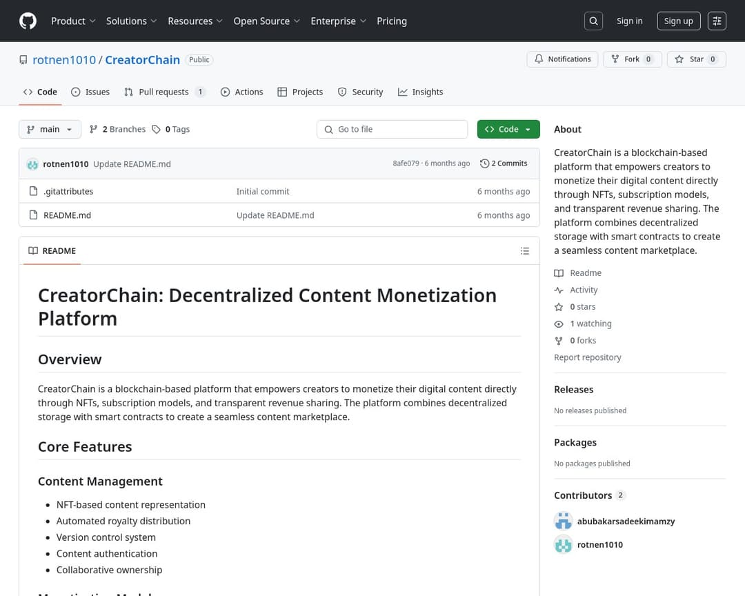CreatorChain