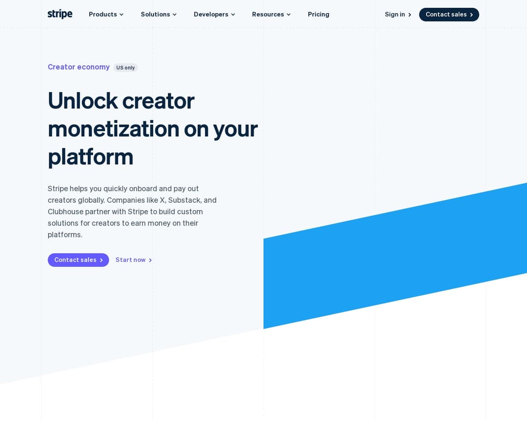 Stripe for Creator Economy