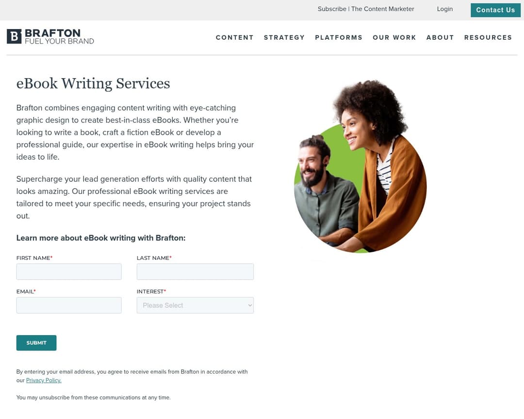 Brafton eBook Writing Services