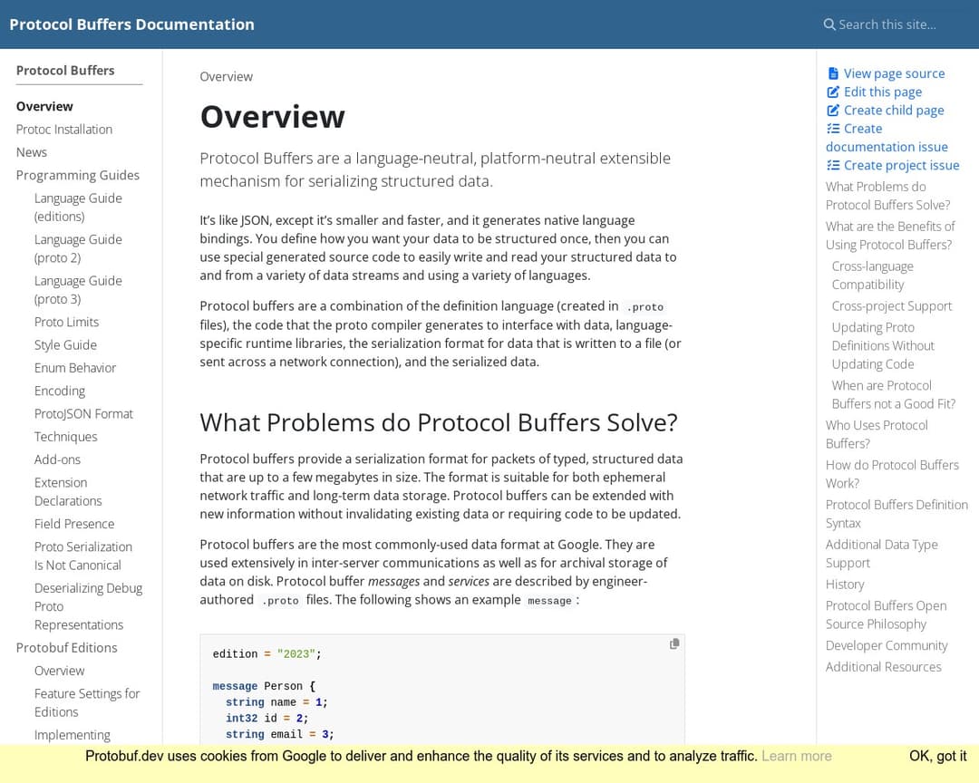 Proto Buffers