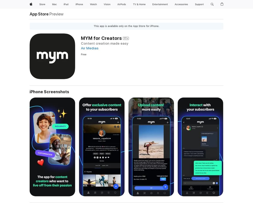 MYM for Creators