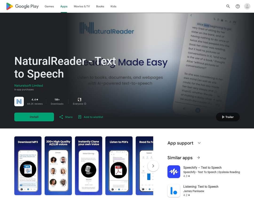 NaturalReader - Text to Speech