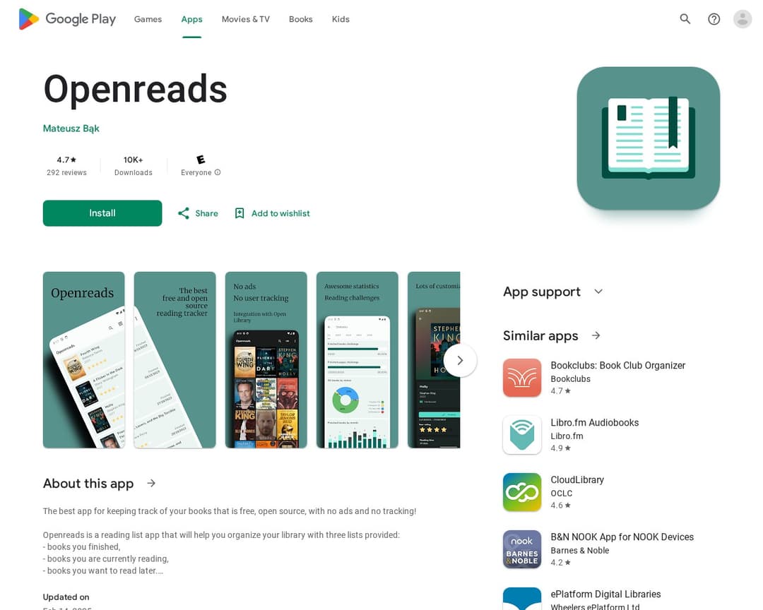 Openreads