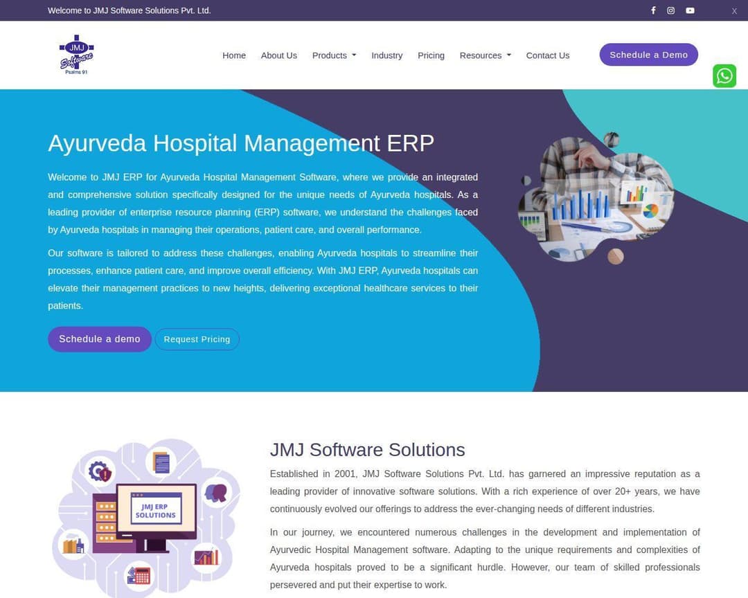 Ayurveda Hospital Management ERP