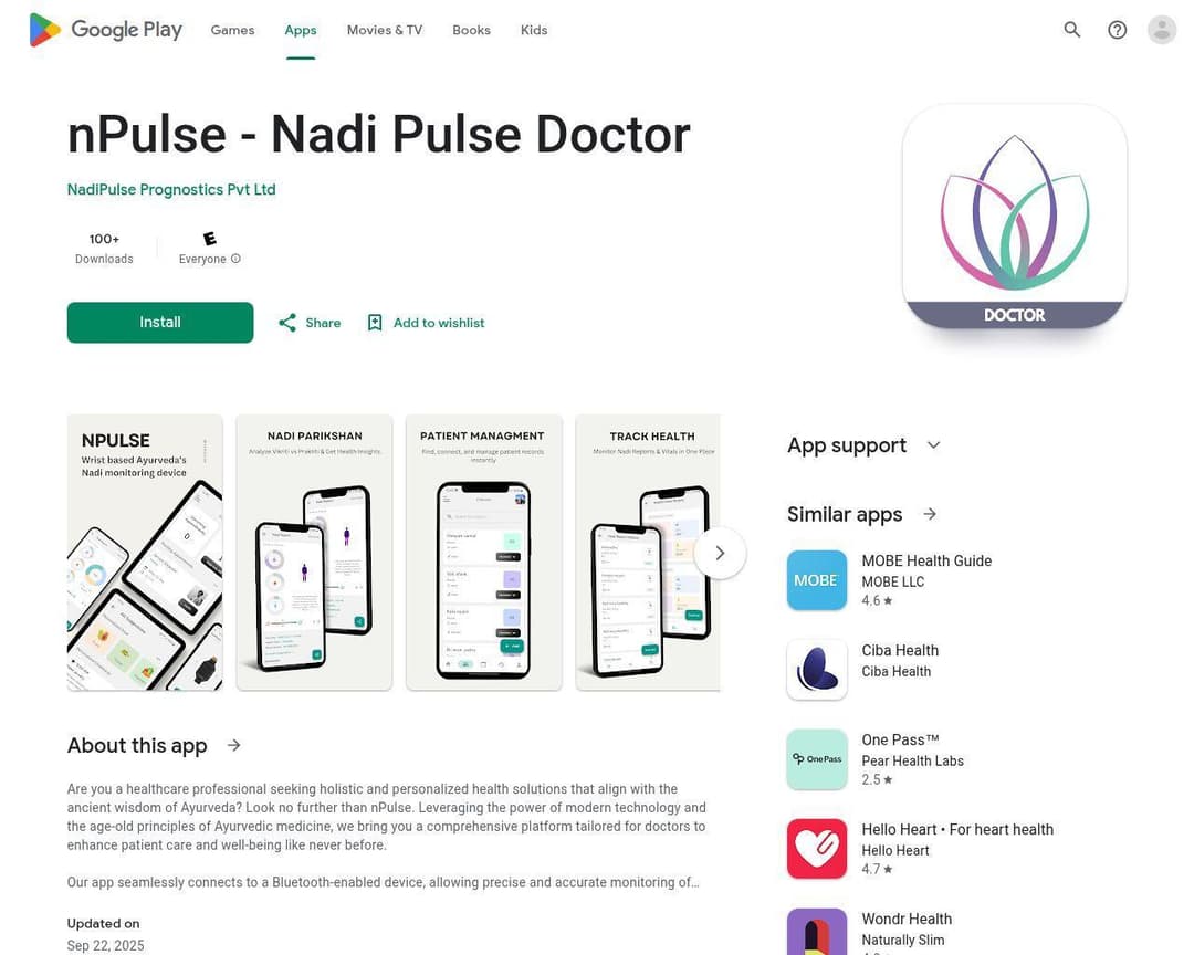nPulse - Nadi Pulse Doctor