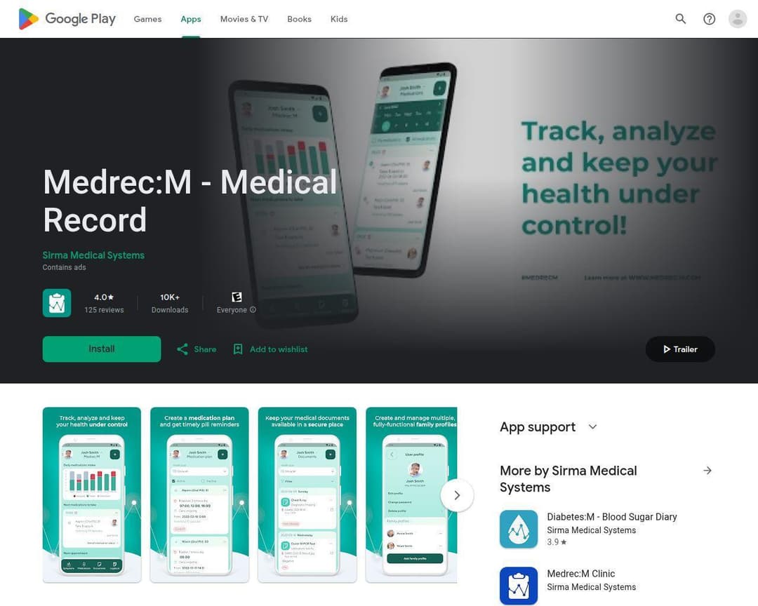 Medrec:M - Medical Record