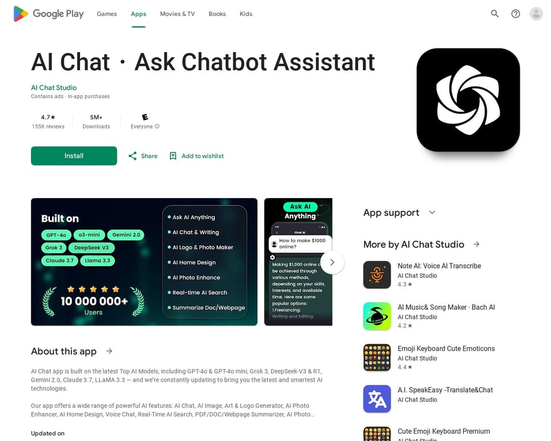 AI Chat・Ask Chatbot Assistant