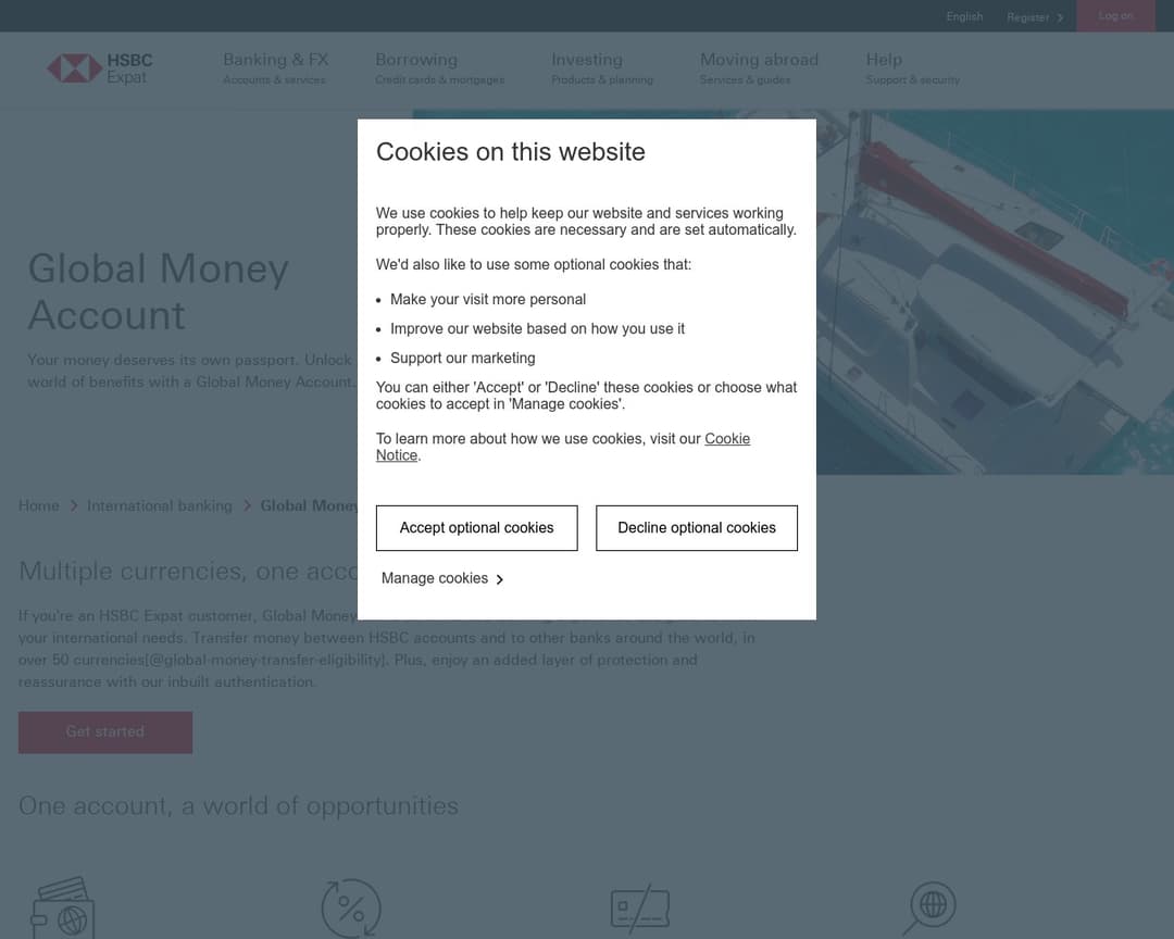 HSBC Global Money Account