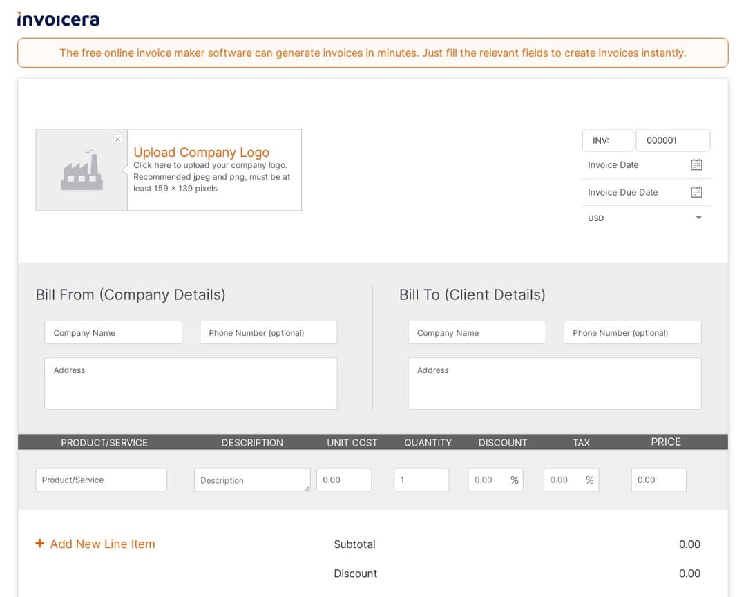Free Invoice Generator