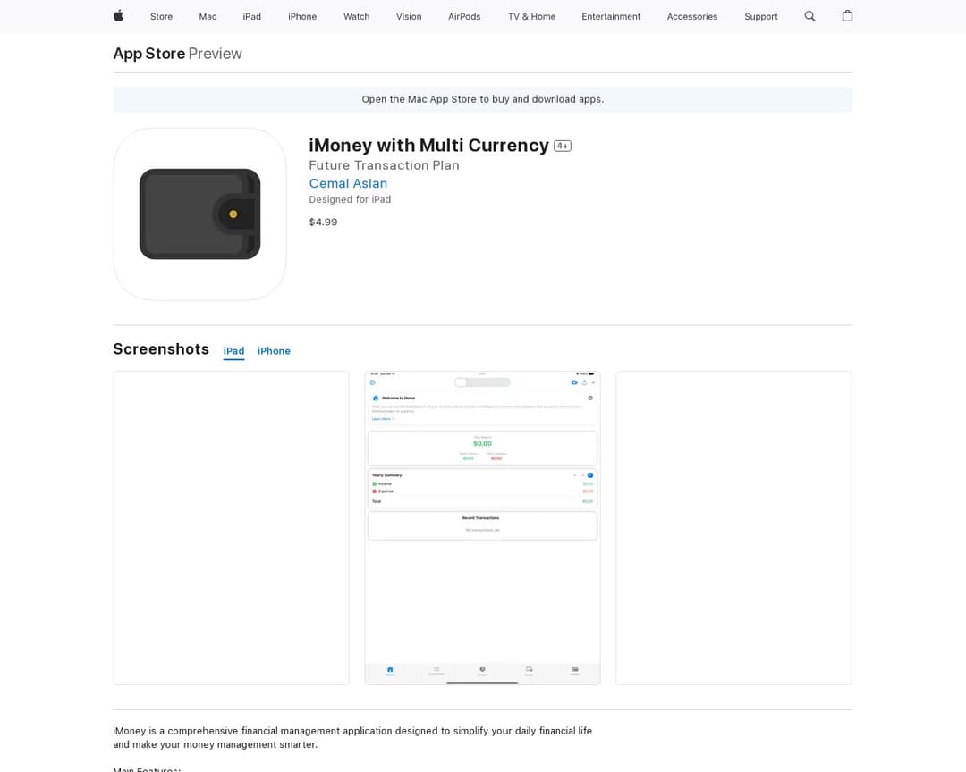 iMoney with Multi Currency