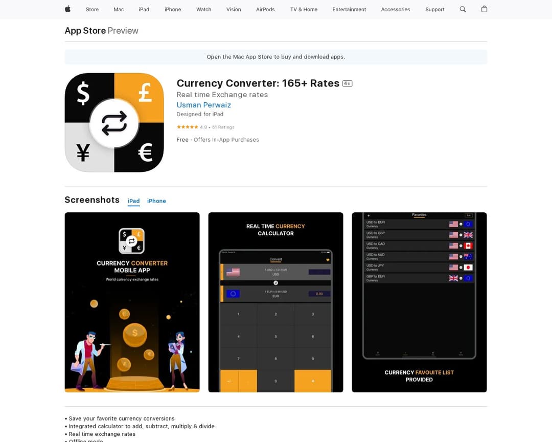 Currency Converter: 165+ Rates