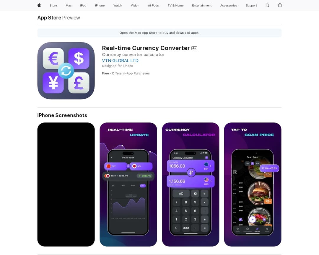 Real-time Currency Converter