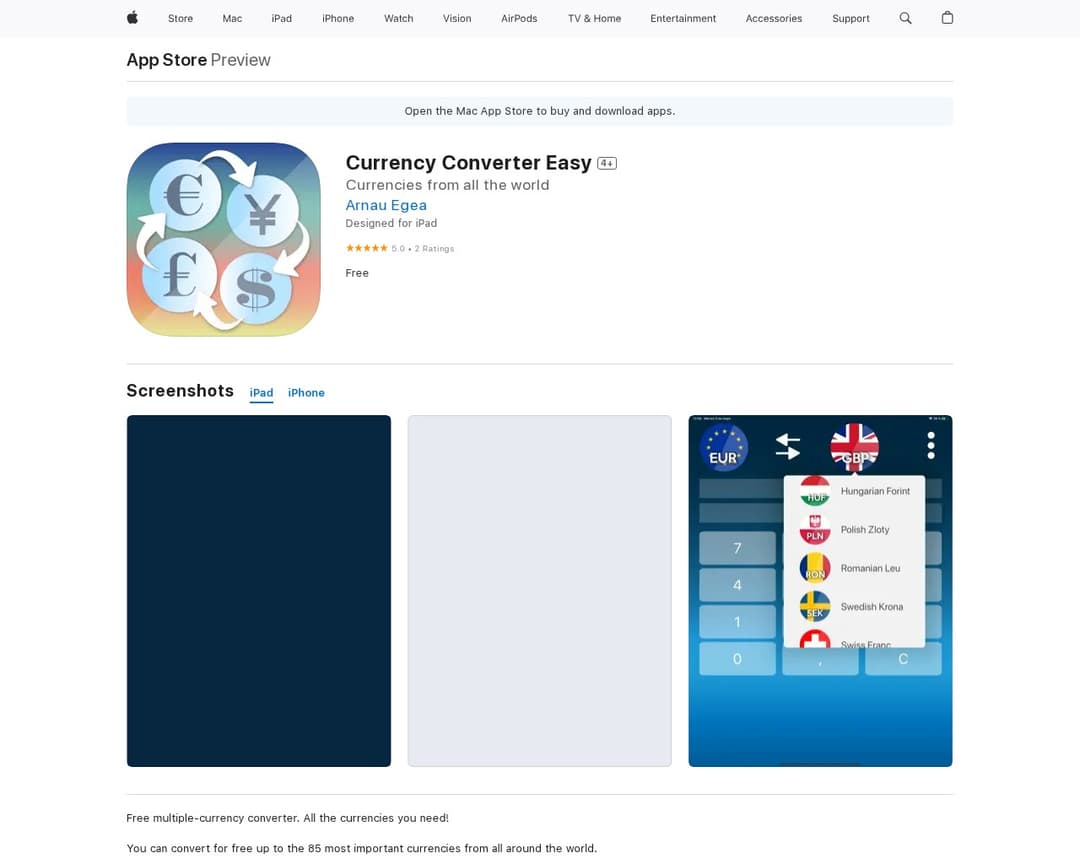 Currency Converter Easy Finance