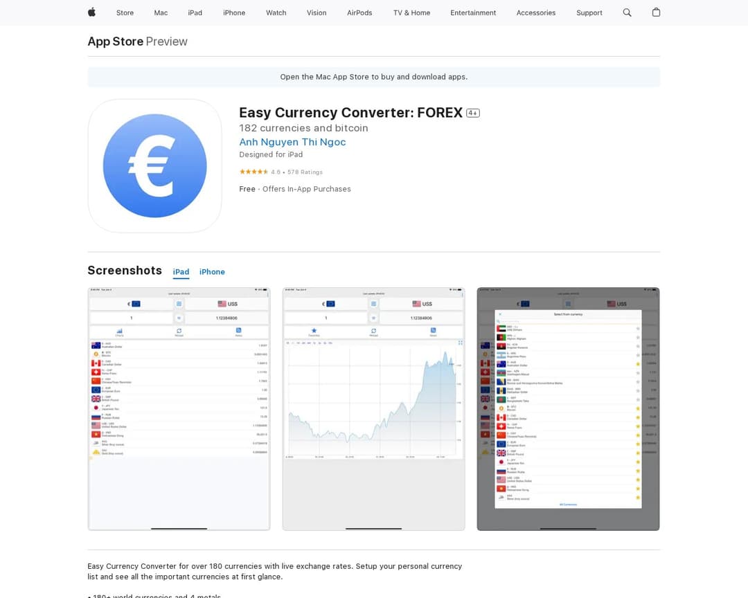 Easy Currency Converter: FOREX