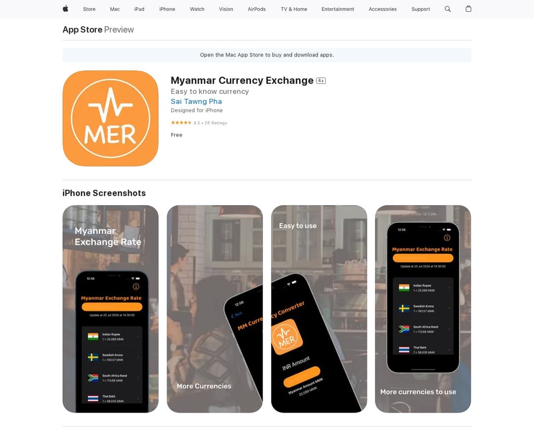 Myanmar Currency Exchange