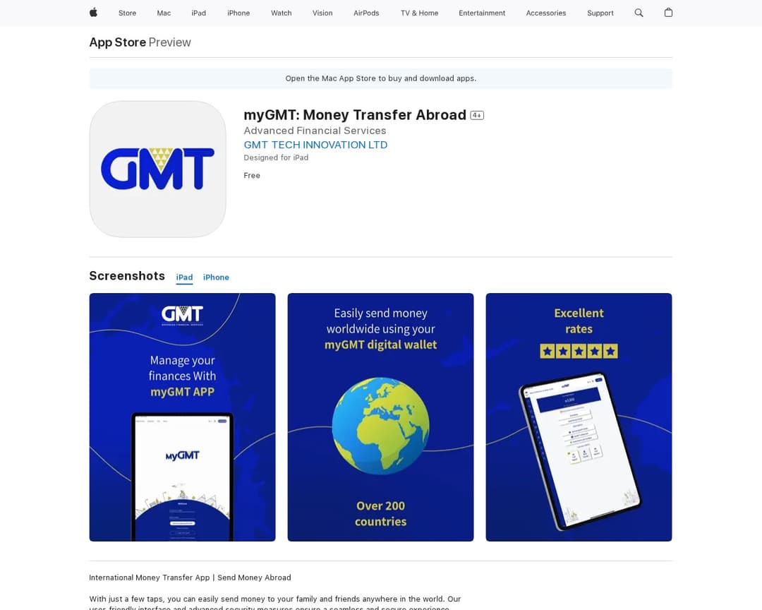 myGMT: Money Transfer Abroad