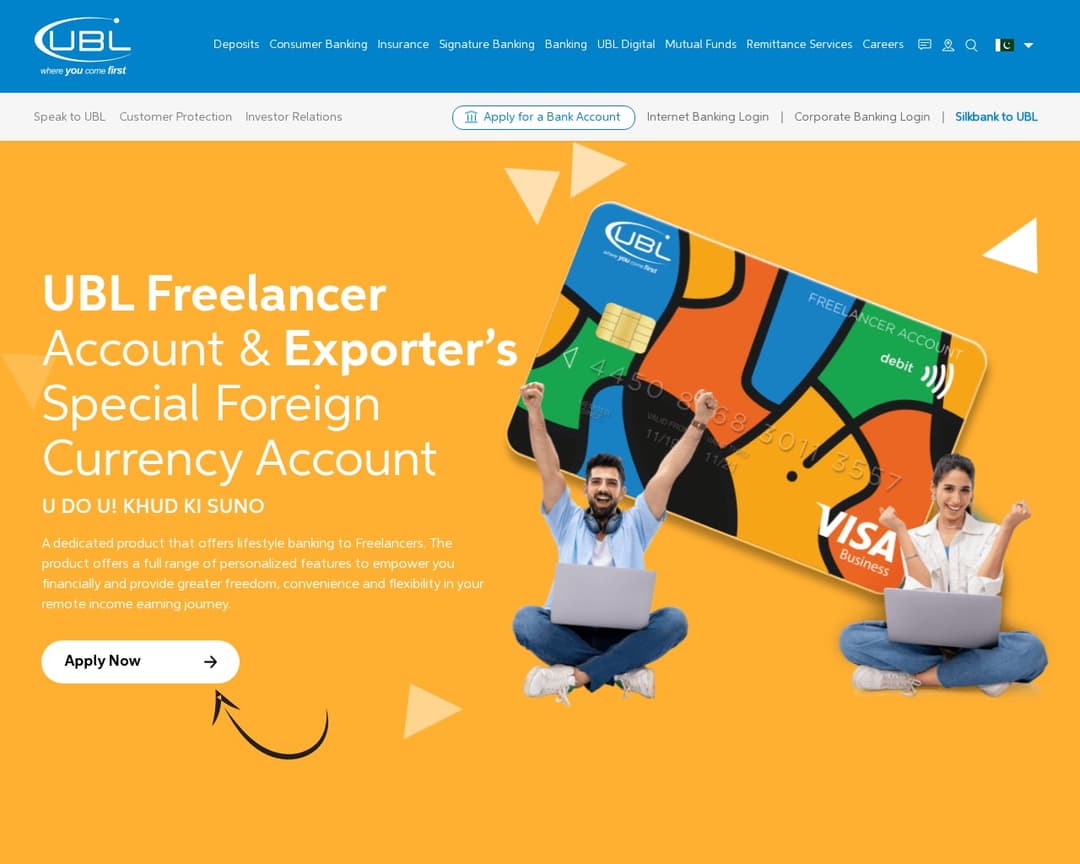 UBL Freelancer Account