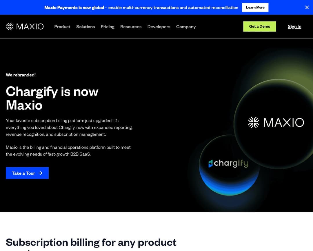 Maxio (formerly Chargify)