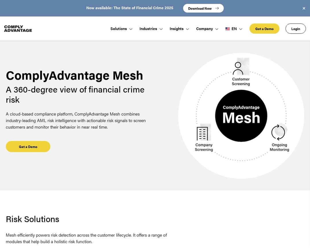 ComplyAdvantage Mesh