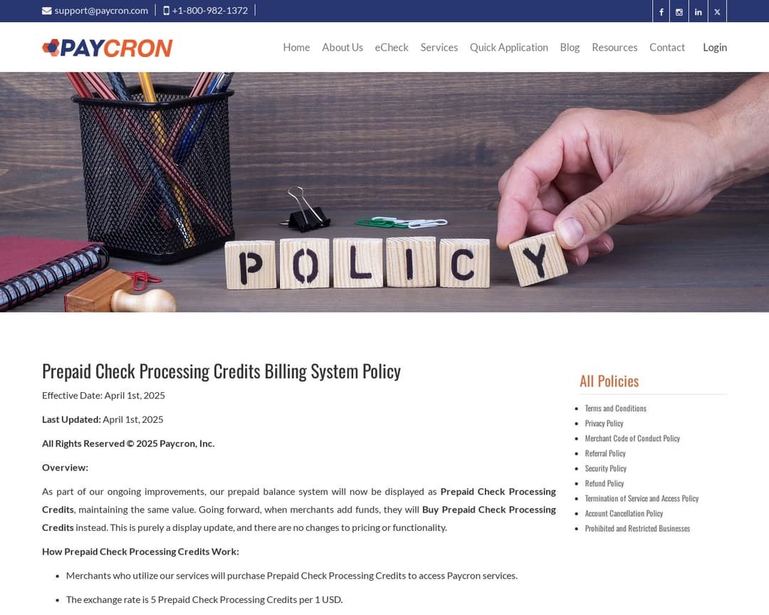 Paycron