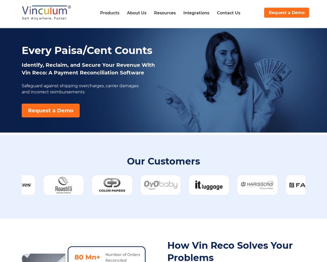 Vinculum (VIN RECO Marketplace Payment Reconciliation)