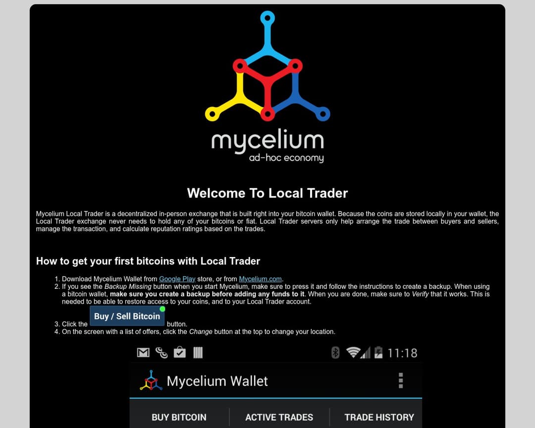 Mycelium LocalTrader