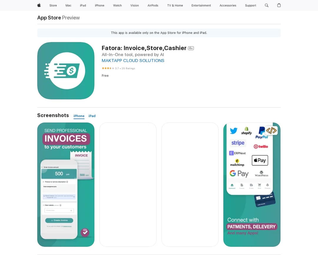 Fatora: Invoice,Store,Cashier