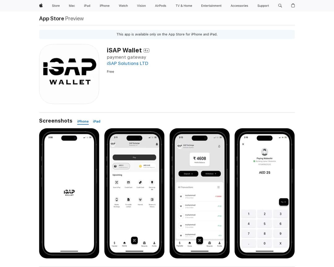 iSAP Wallet