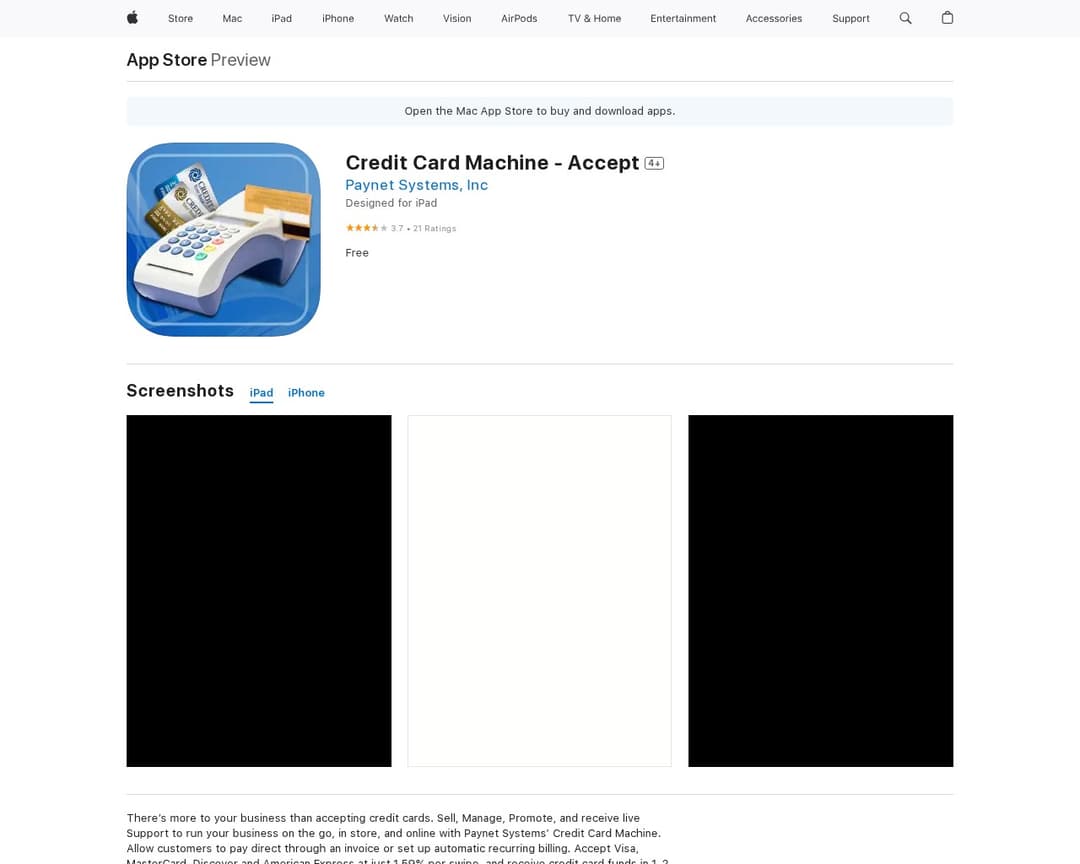 Credit Card Machine - Accept