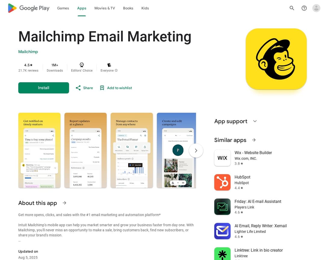 Mailchimp Email Marketing