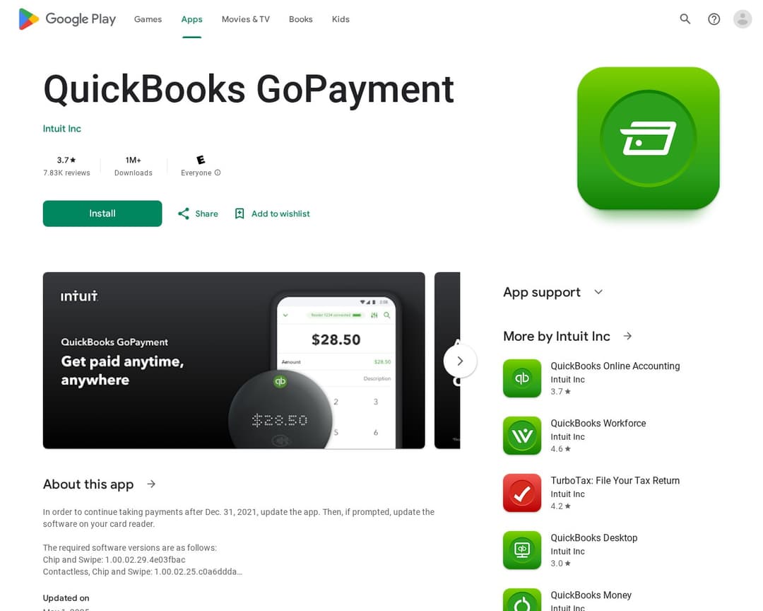 QuickBooks GoPayment