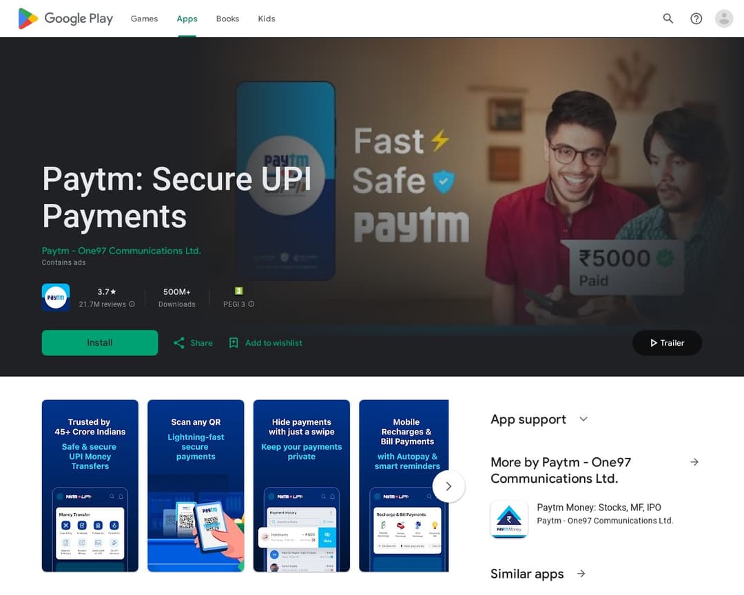 Paytm: Secure UPI Payments