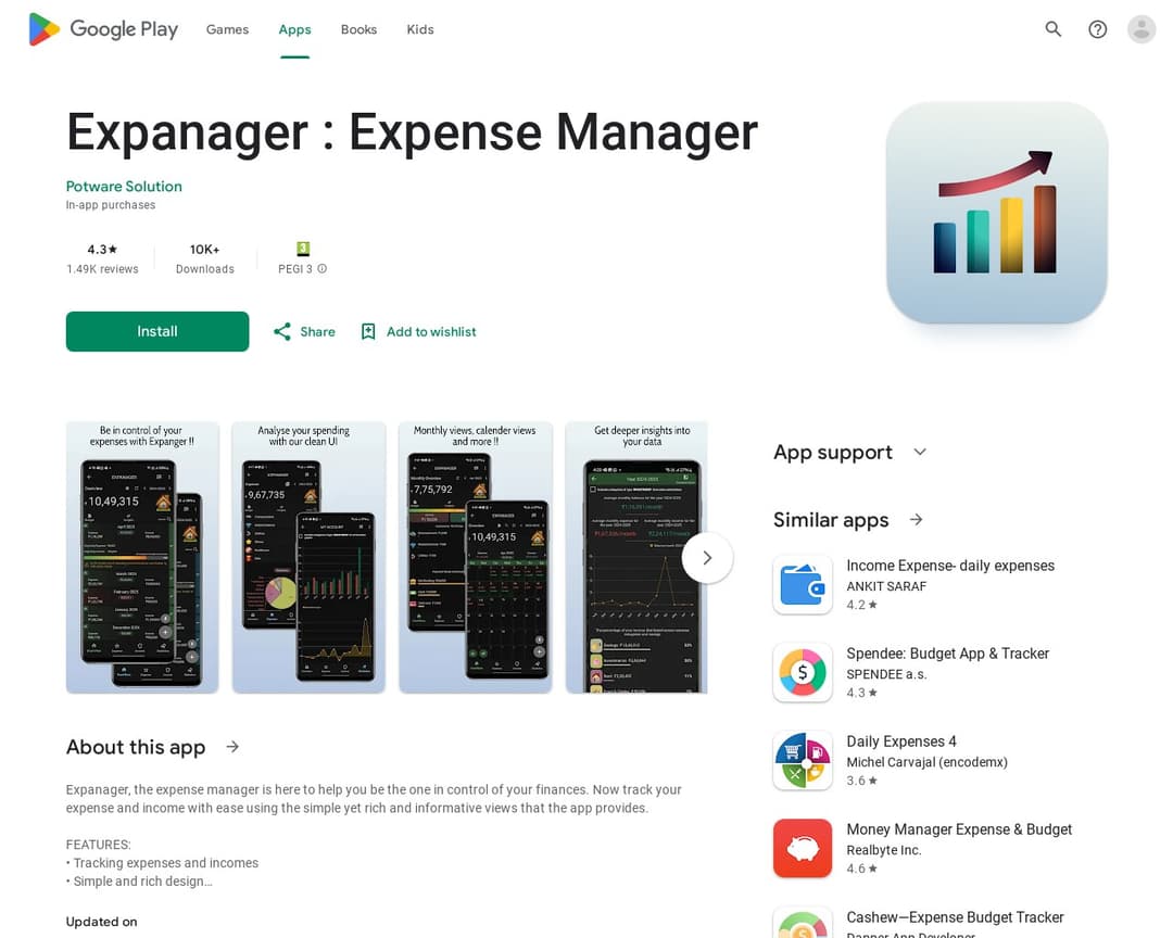 Expanager : Expense Manager
