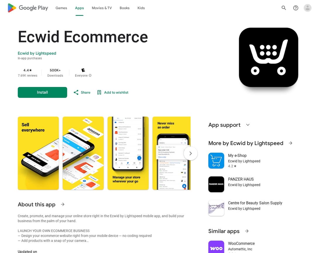 Ecwid Ecommerce