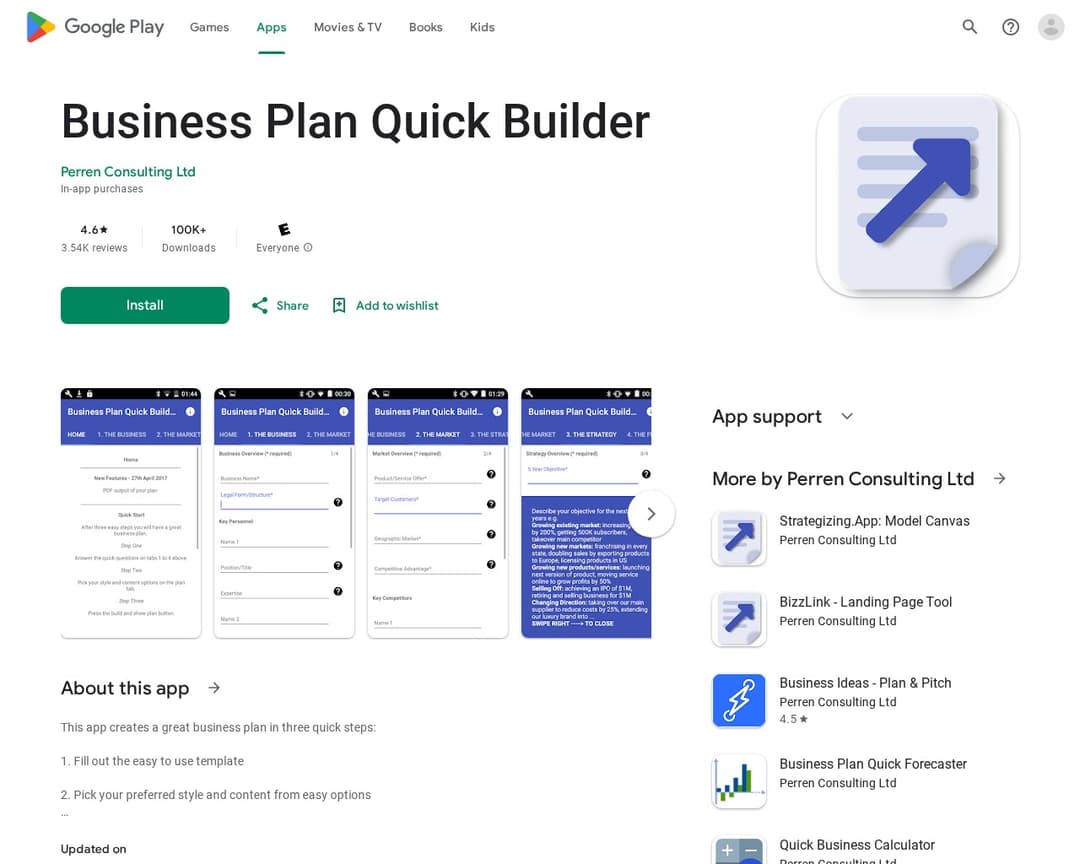 Business Plan Quick Builder