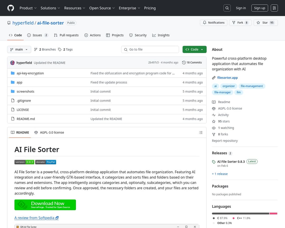 AI File Sorter