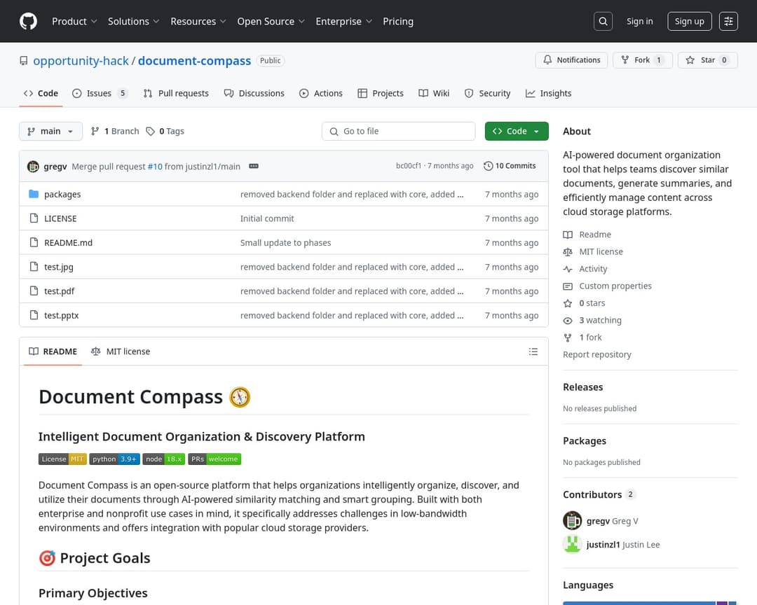 Document Compass