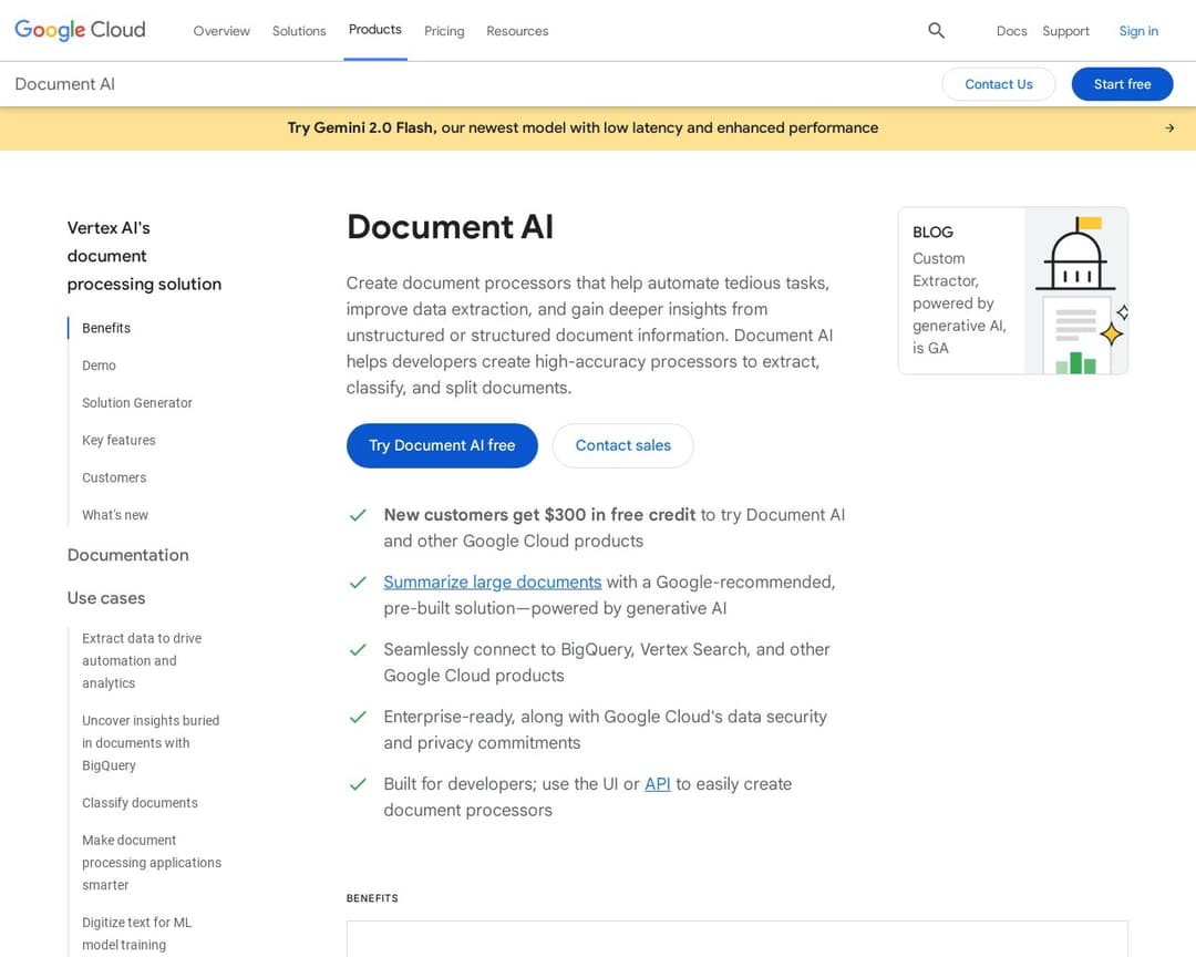 Google Cloud Document AI