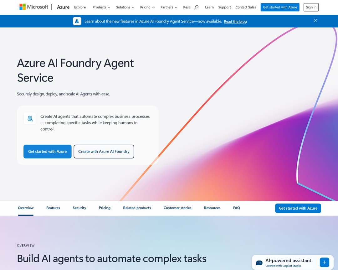 Azure AI Foundry Agent Service