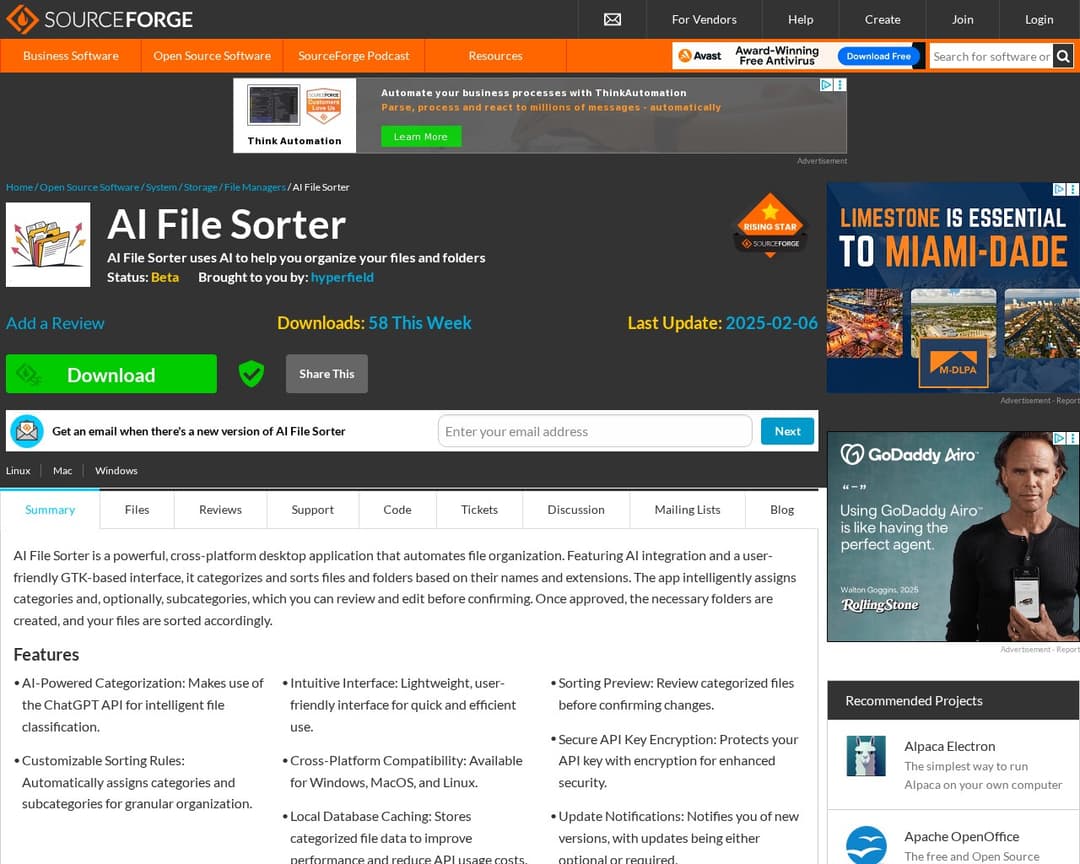 AI File Sorter