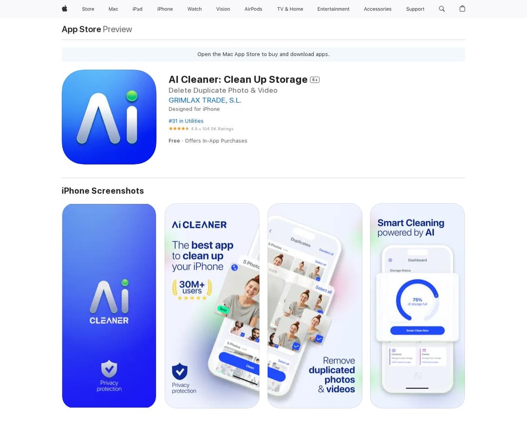 AI Cleaner: Clean Up Storage