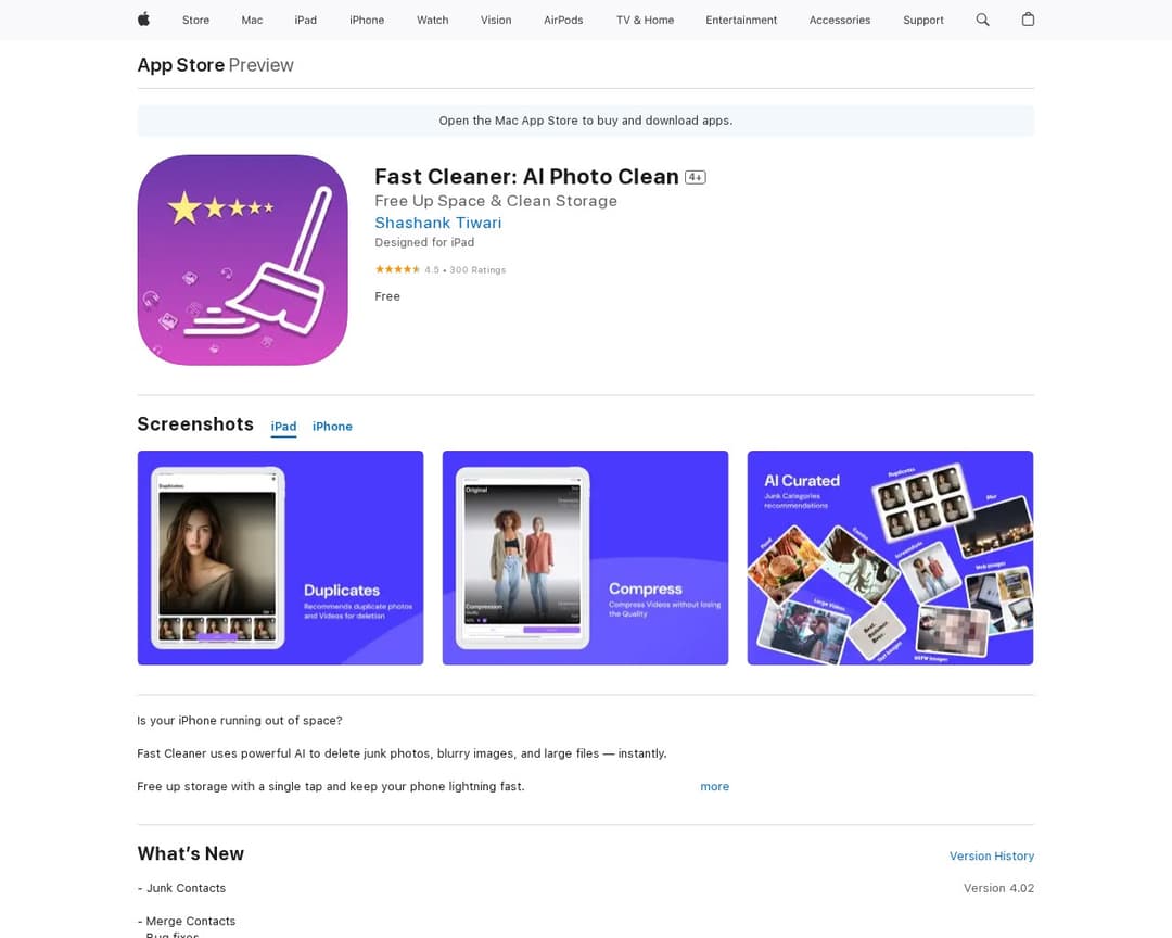 Fast Cleaner: AI Photo Clean