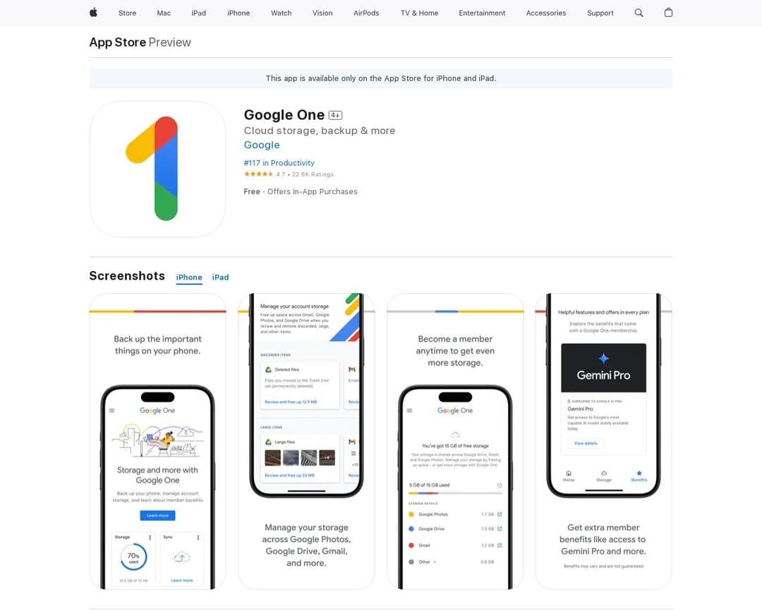 Google One