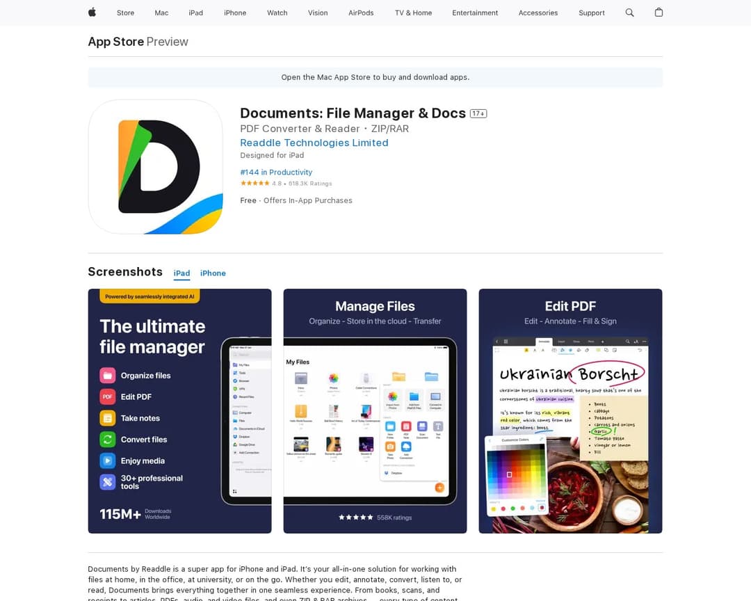 Documents: File Manager & Docs