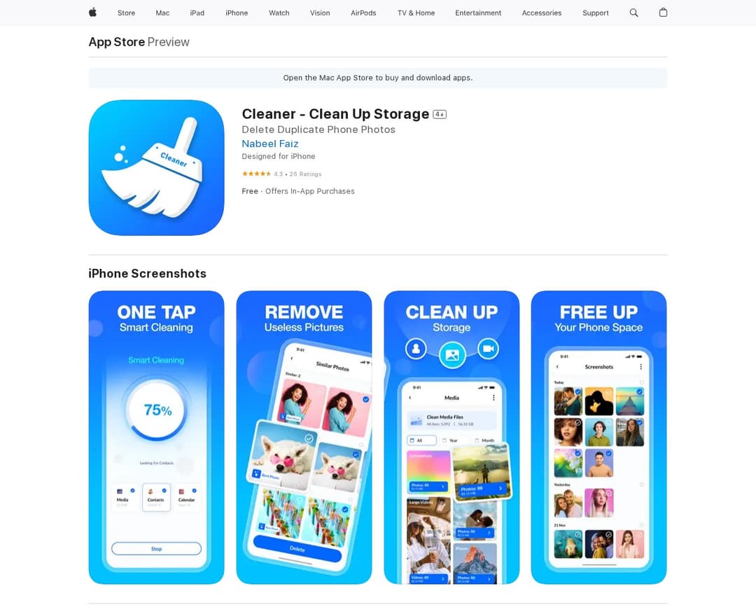 Cleaner - Clean Up Storage