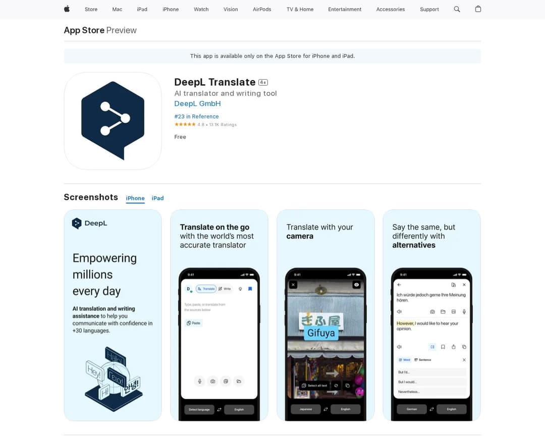 DeepL Translate