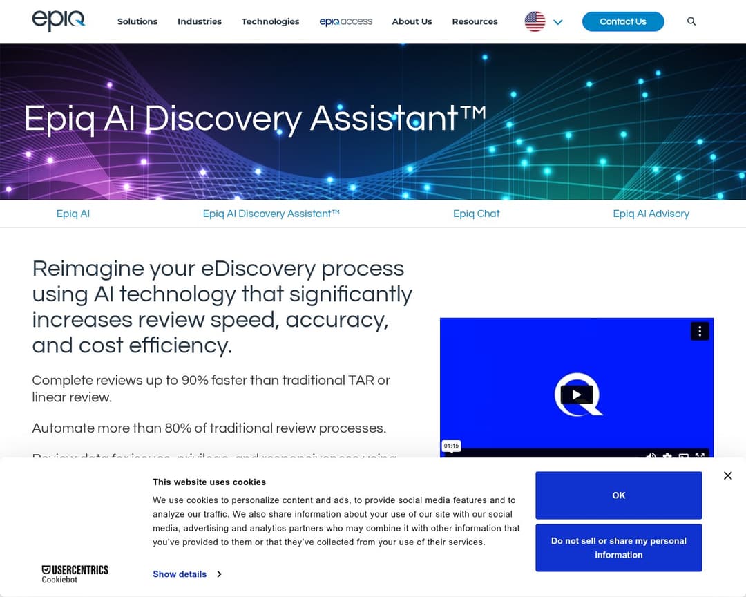 Epiq AI Discovery Assistant